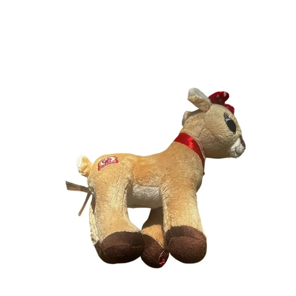 Singing Rudolph The Red Nosed Reindeer Stuffed Clarisse DanDee Lit Red Nose